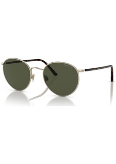Ralph Lauren Men's Sunglasses, RL707651-x - Shiny Pale Gold-Tone
