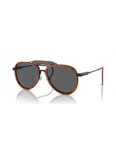 Ralph Lauren Men's The Roadster Sunglasses RL7080Q - Burled Wood