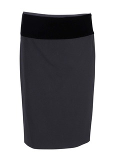 Ralph Lauren Pencil Skirt in Black Polyester