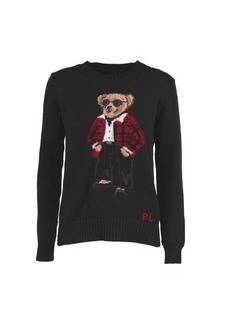 RALPH LAUREN Polo Bear cotton blend sweater