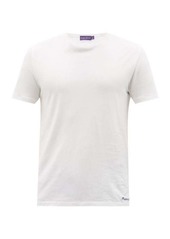Ralph Lauren Purple Label - Crew-neck Cotton-lisle Jersey T-shirt - Mens - White