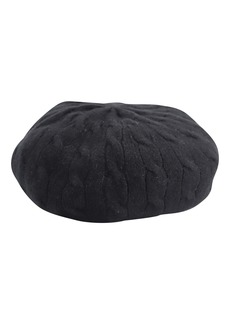 Ralph Lauren Purple Label Beanie Hat in Black Cashmere