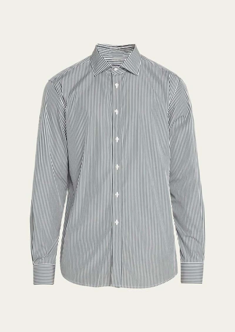 Ralph Lauren Purple Label Men's Aston Striped Poplin Shirt