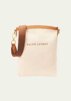 Ralph Lauren Purple Label Men's Bedford Canvas and Calfskin Bowler Bag