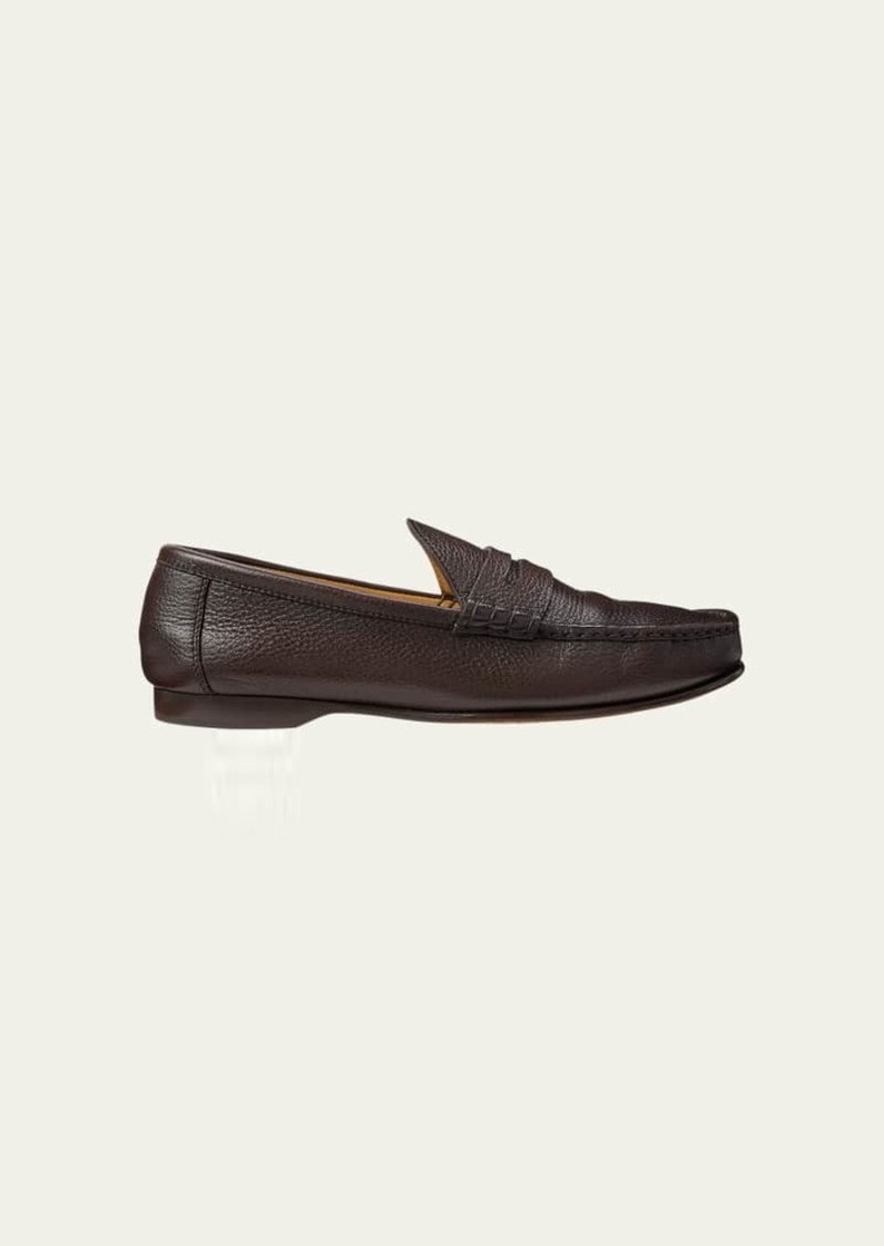 Ralph Lauren Purple Label Men's Chalmers Grained Leather Penny Loafers