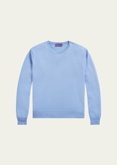 Ralph Lauren Purple Label Men's Cotton Crewneck Sweater