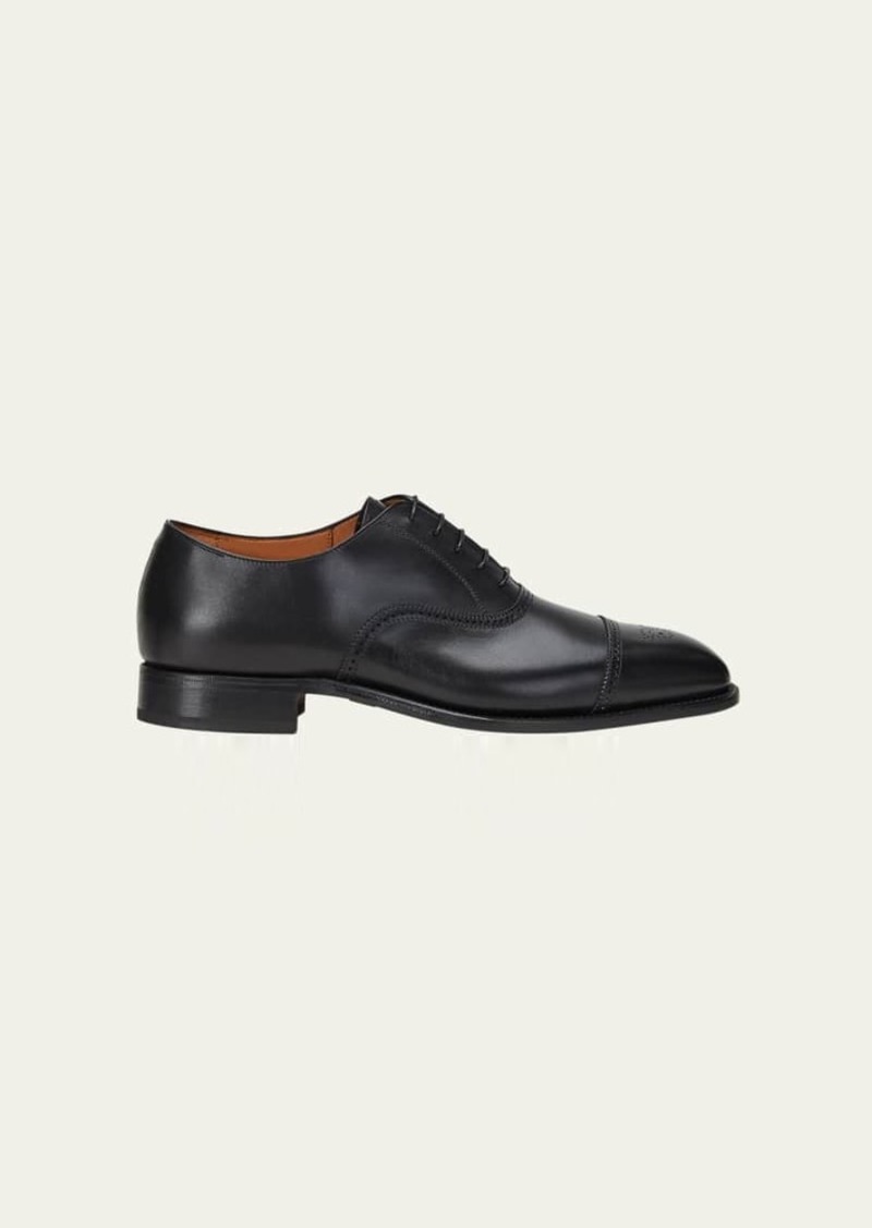 Ralph Lauren Purple Label Men's Denver Cap-Toe Leather Oxfords