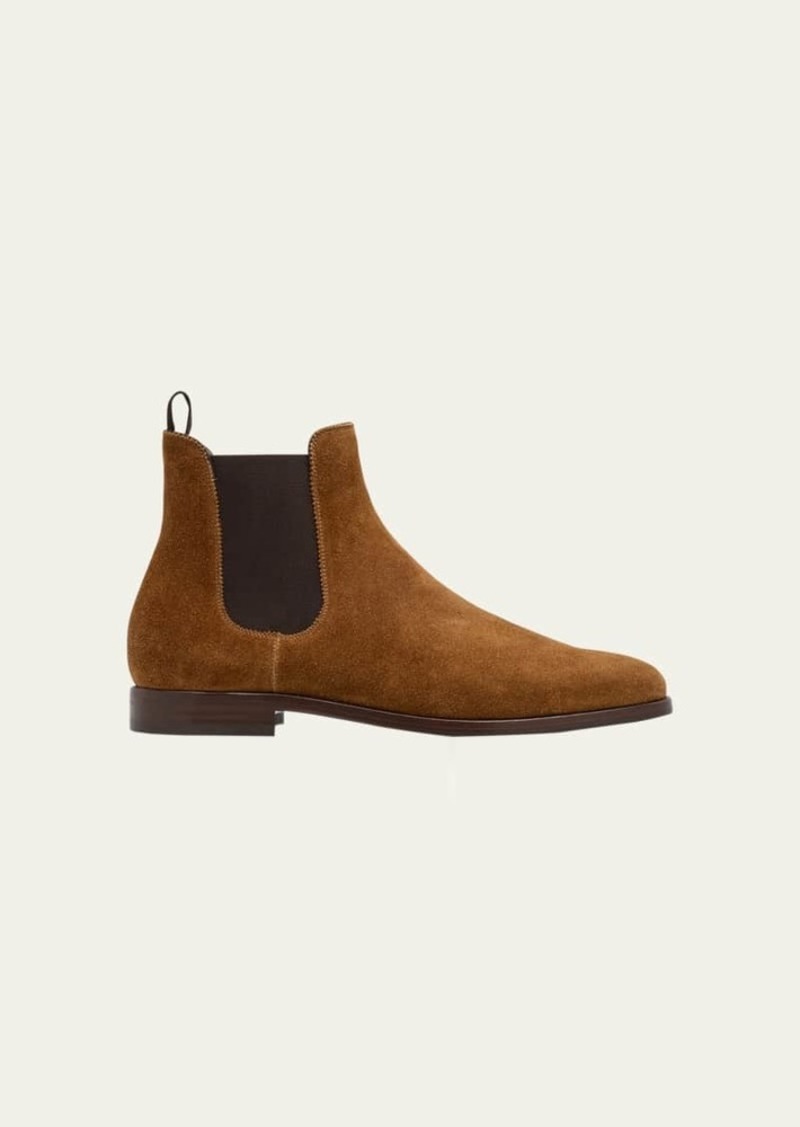 Ralph Lauren Purple Label Men's Grantly Suede Chelsea Boots