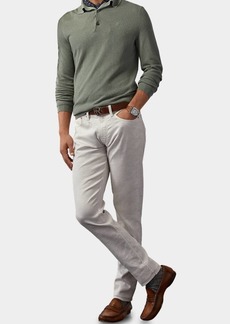Ralph Lauren Purple Label Men's Slim Fit Linen-Cotton Stretch Jeans