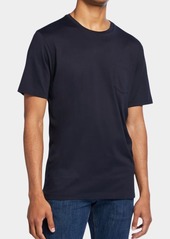 Ralph Lauren Purple Label Men's Washed Cotton Pocket T-Shirt  Navy