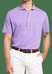 Ralph Lauren Purple Label Men's Washed Half-Placket Polo Shirt