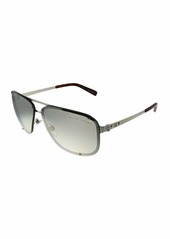 Ralph Lauren RL 7055 90306G  Metal Aviator Sunglasses Silver Mirror Lens