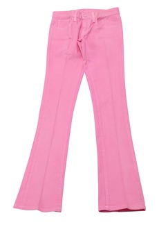 Ralph Lauren Wide Leg Jeans in Pink Cotton