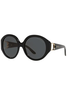 Ralph Lauren Women's Sunglasses, RL8188Q 56 - Shiny Black