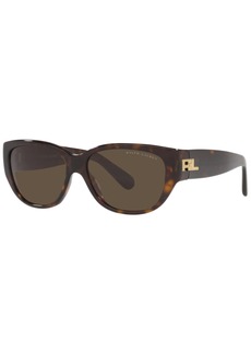Ralph Lauren Women's Sunglasses, RL8193 56 - Shiny Dark Havana