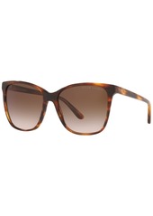 Ralph Lauren Women's Sunglasses, RL8201 56 - Shiny Striped Havana