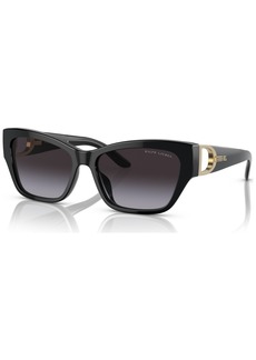 Ralph Lauren Women's Sunglasses, The Audrey - Shiny Black