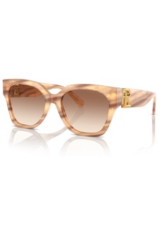 Ralph Lauren Women's Sunglasses, The Oversized Ricky Rl8221 - Brown Grad