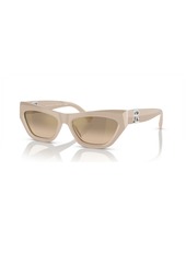 Ralph Lauren Women's The Kiera Sunglasses, Mirror Gradient RL8218U - Solid Beige