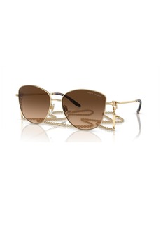 Ralph Lauren Women's The Vivienne Sunglasses, Gradient RL7079 - Pale Gold