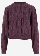 RALPH LAUREN WOOL BLEND CARDIGAN