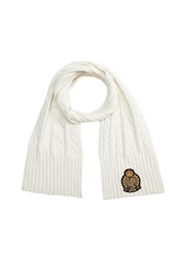 Ralph Lauren Recycled Patch Cable Scarf