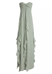 Ralph Lauren Rhiannon Ruffle Silk Gown