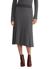 Ralph Lauren: Polo Ribbed Herringbone Knit Skirt