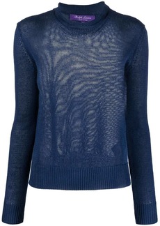 Ralph Lauren ribbed-knit long-sleeved pullover