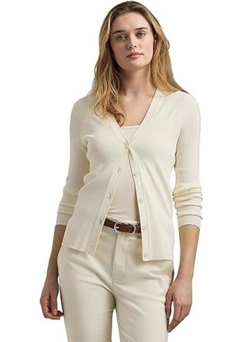 Ralph Lauren Ribbed V-Neck Cardigan