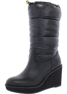 Ralph Lauren Rudee Womens Leather Wedge Winter & Snow Boots