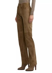 Ralph Lauren Scottie Suede Ankle Pants