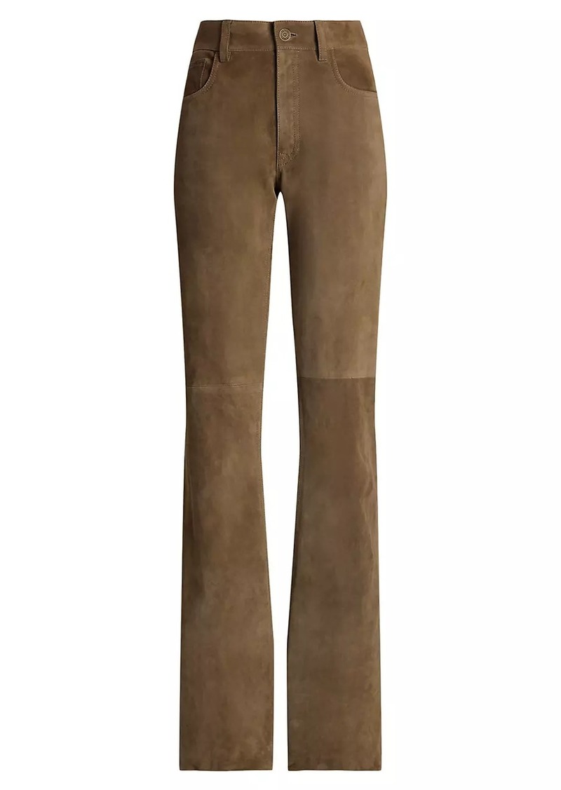 Ralph Lauren Scottie Suede Ankle Pants