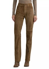 Ralph Lauren Scottie Suede Ankle Pants