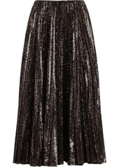 Ralph Lauren sequin-embellished pleated skirt