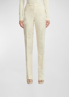 Ralph Lauren Seth Floral Jacquard Suiting Trousers