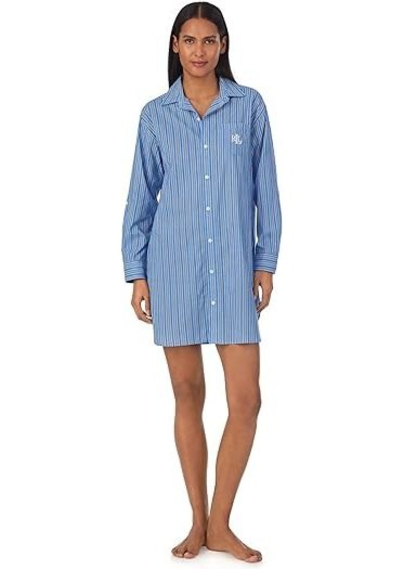 Ralph Lauren Short Long Sleeve Sleepshirt