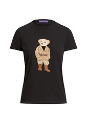 Ralph Lauren Short Sleeve Safari Bear Crewneck T-Shirt