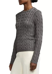 Ralph Lauren Silk-Blend Cable-Knit Sweater