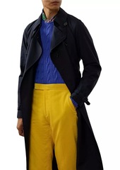 Ralph Lauren Silk Double-Breasted Trench Coat