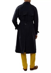 Ralph Lauren Silk Double-Breasted Trench Coat