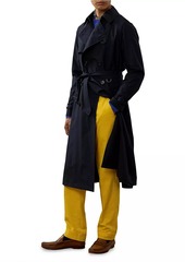 Ralph Lauren Silk Double-Breasted Trench Coat