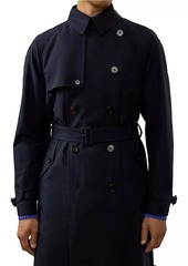 Ralph Lauren Silk Double-Breasted Trench Coat