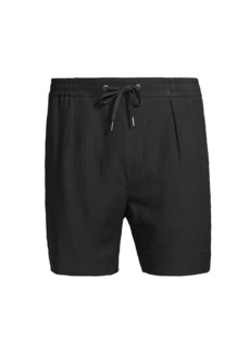 Ralph Lauren Silk-Linen Dorset Shorts