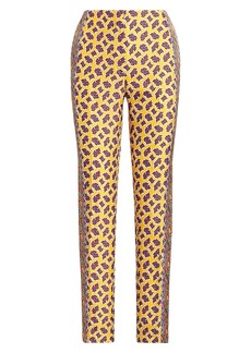 Ralph Lauren Simone Pleated Mulberry Silk Pants