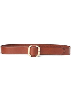 Ralph Lauren Slide Buckle Leather Belt