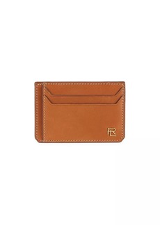 Ralph Lauren Stacked RL Leather Card Case
