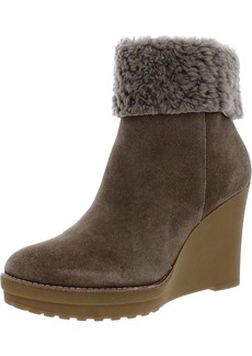 Ralph Lauren Steph Womens Leather Pull On Booties