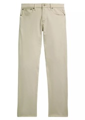 Ralph Lauren Stretch Cotton Straight-Leg Pants