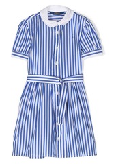 Ralph Lauren stripe-pattern cotton dress